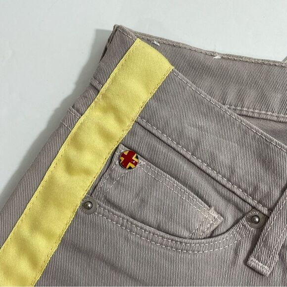 NWT Hudson Loulou Tuxedo Skinny‎ Jeans Gray with Yellow Stripe Size 25 - Picture 6 of 10